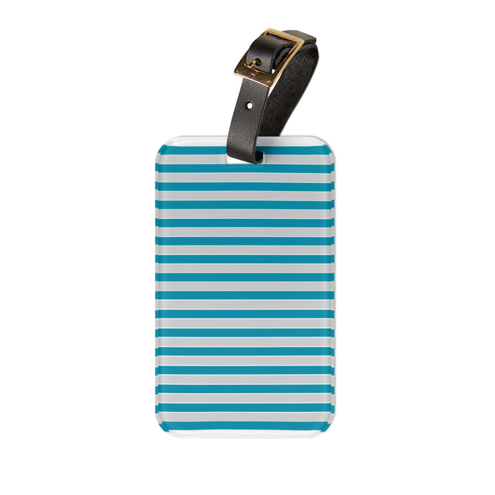 Striped Luggage Tag