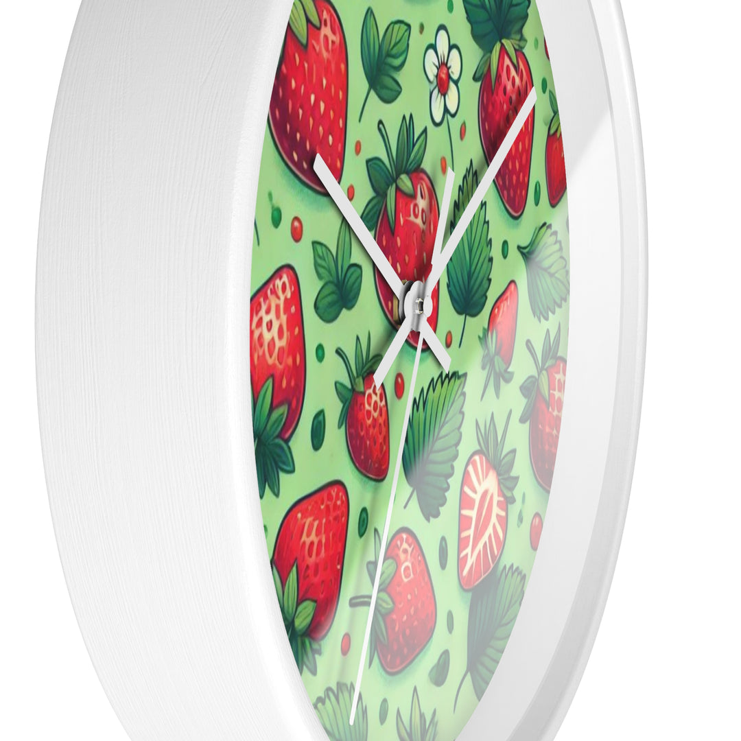 Strawberries Wall Clock