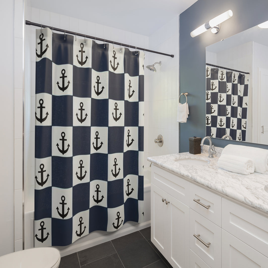 Anchors Away Shower Curtains