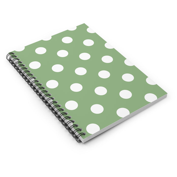 Polka Dot Spiral Notebook - Ruled Line