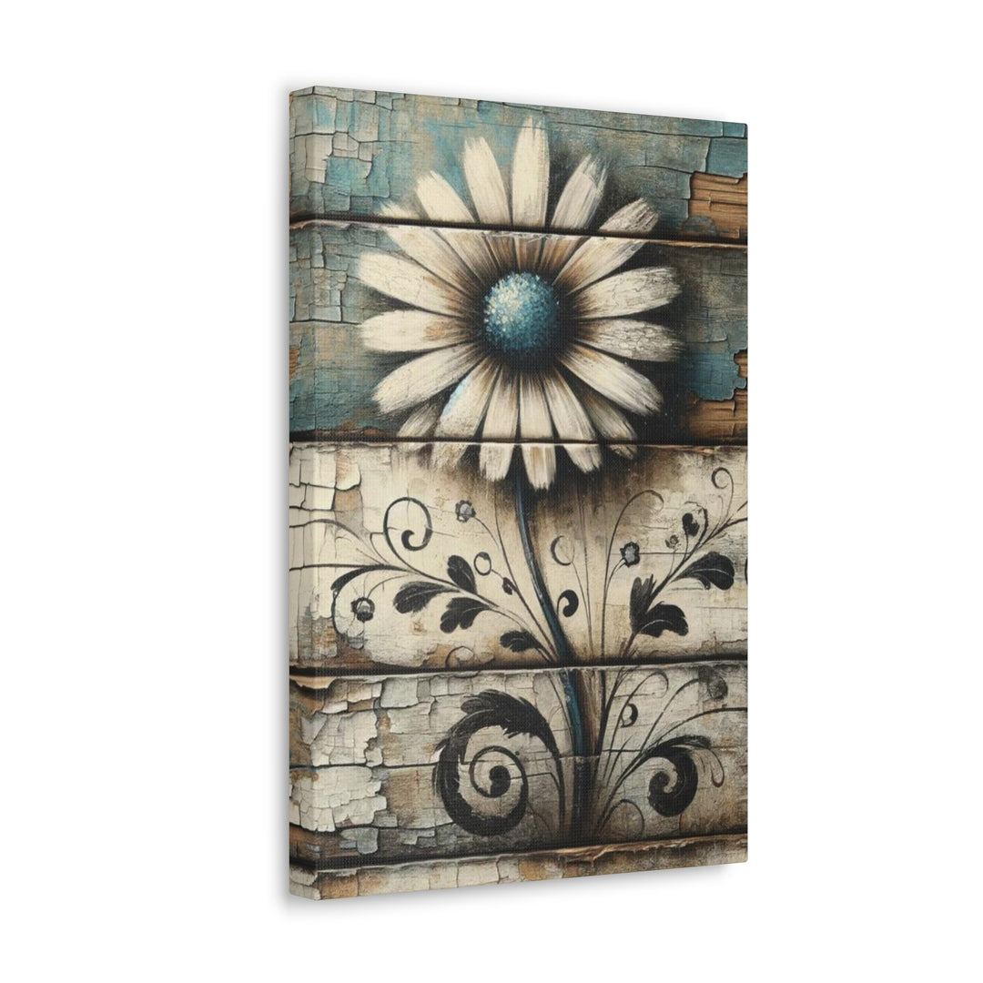 Rustic Daisy Canvas Gallery Wraps