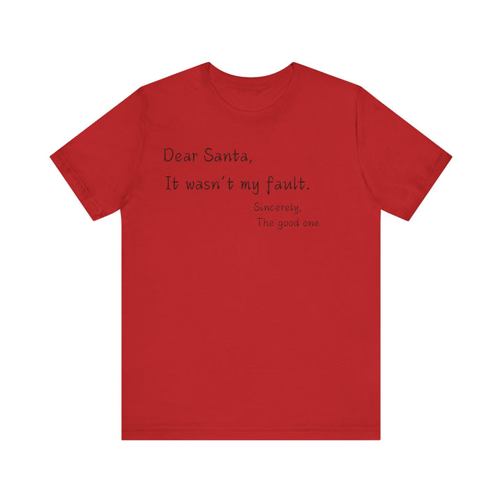 Dear Santa Unisex Jersey Short Sleeve Tee