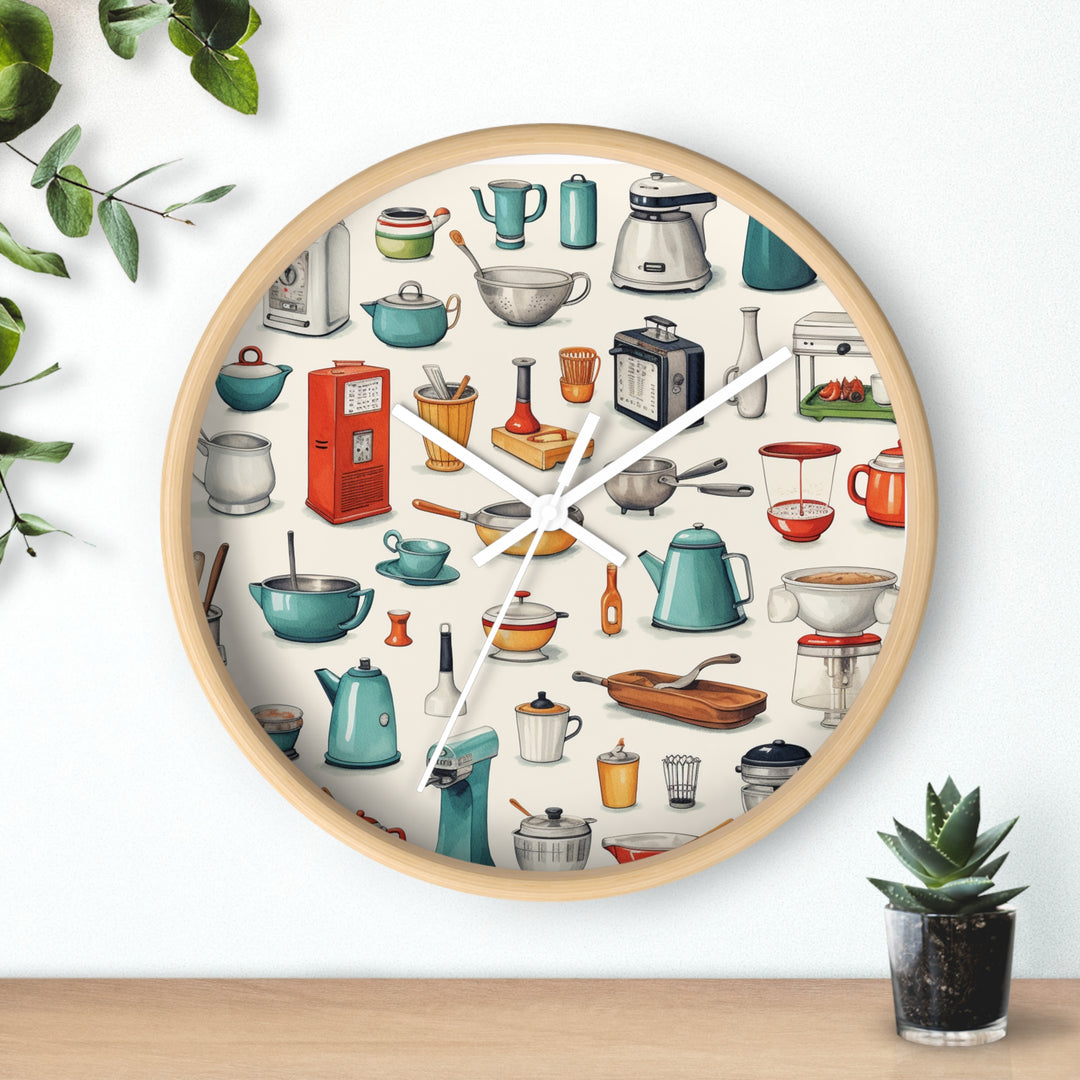 Retro Kitchen Wall Clock