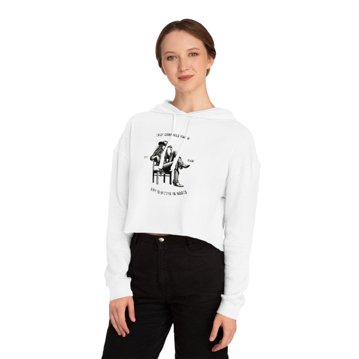 True Cowgirls Women’s Cropped Hooded Sweatshirt