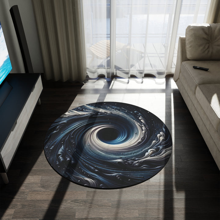 Cosmic Whirlpool Round Rug