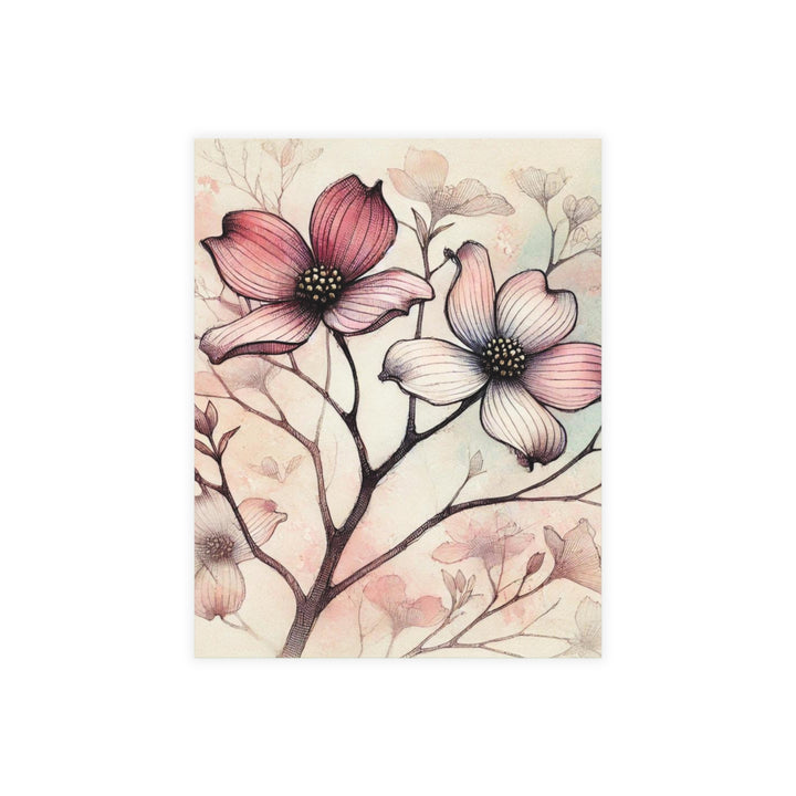 Beautiful Dogwood Branch Postcard Bundles (envelopes included)