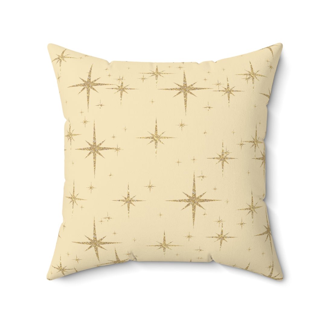 Light of the Moon Faux Suede Square Pillow