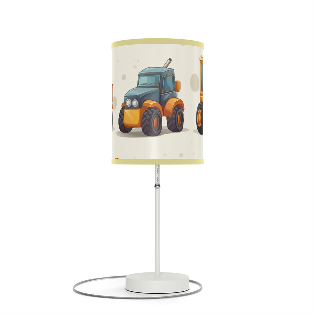 Construction Vehicle Lamp on a Stand