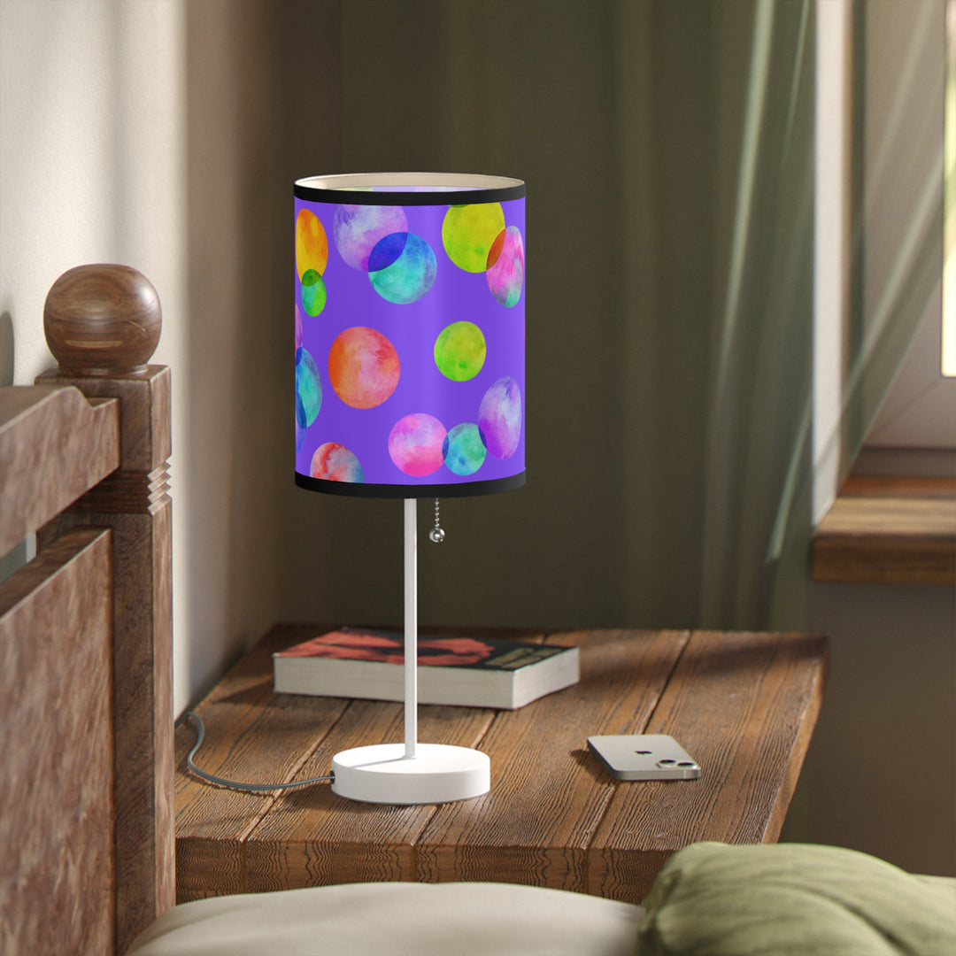 Polka Dot Lamp on a Stand