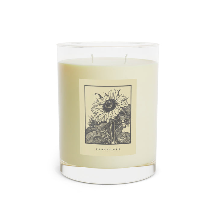 Sunflowers Scented Candle - Full Glass, 11oz