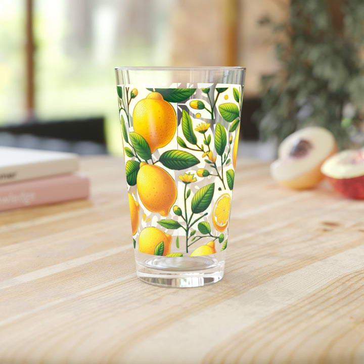 Love Lemons Pint Glass, 16oz