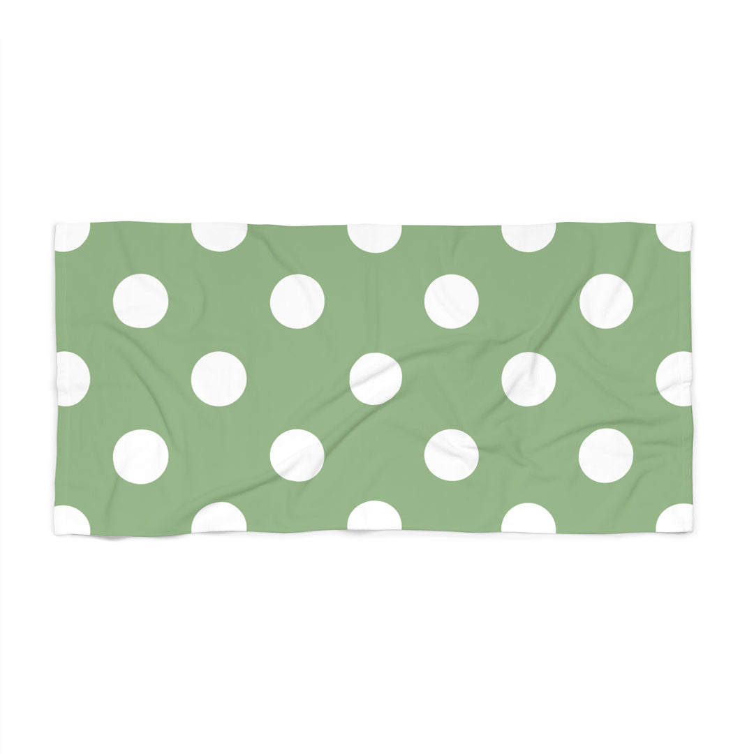 Pretty Polka Dots Beach Towel