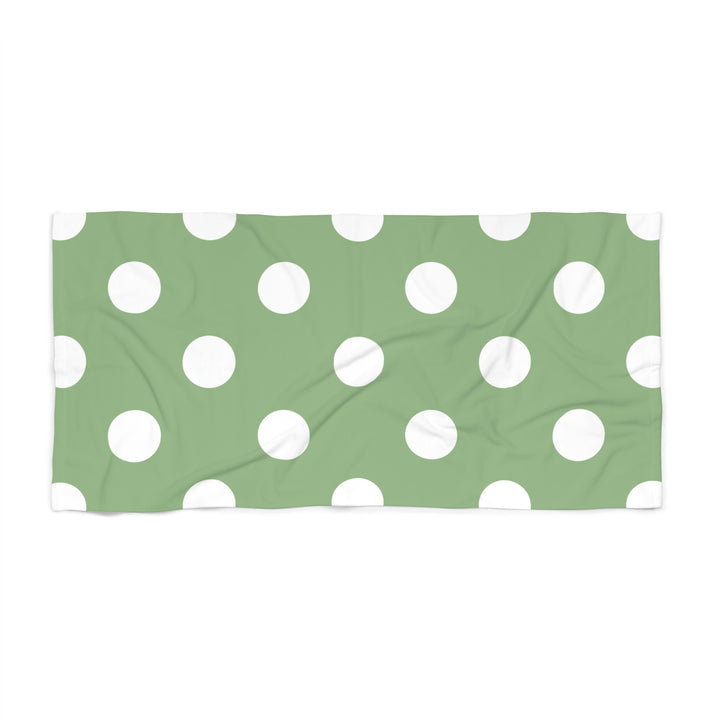 Pretty Polka Dots Beach Towel