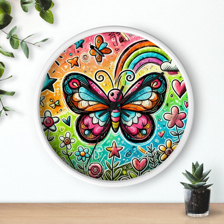 Butterfly Beauty Wall Clock