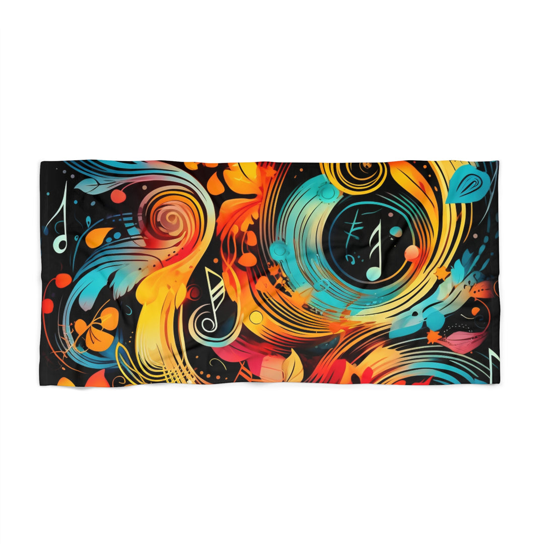 Vivid Song Beach Towel