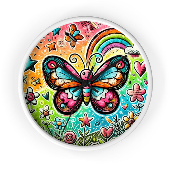 Butterfly Beauty Wall Clock