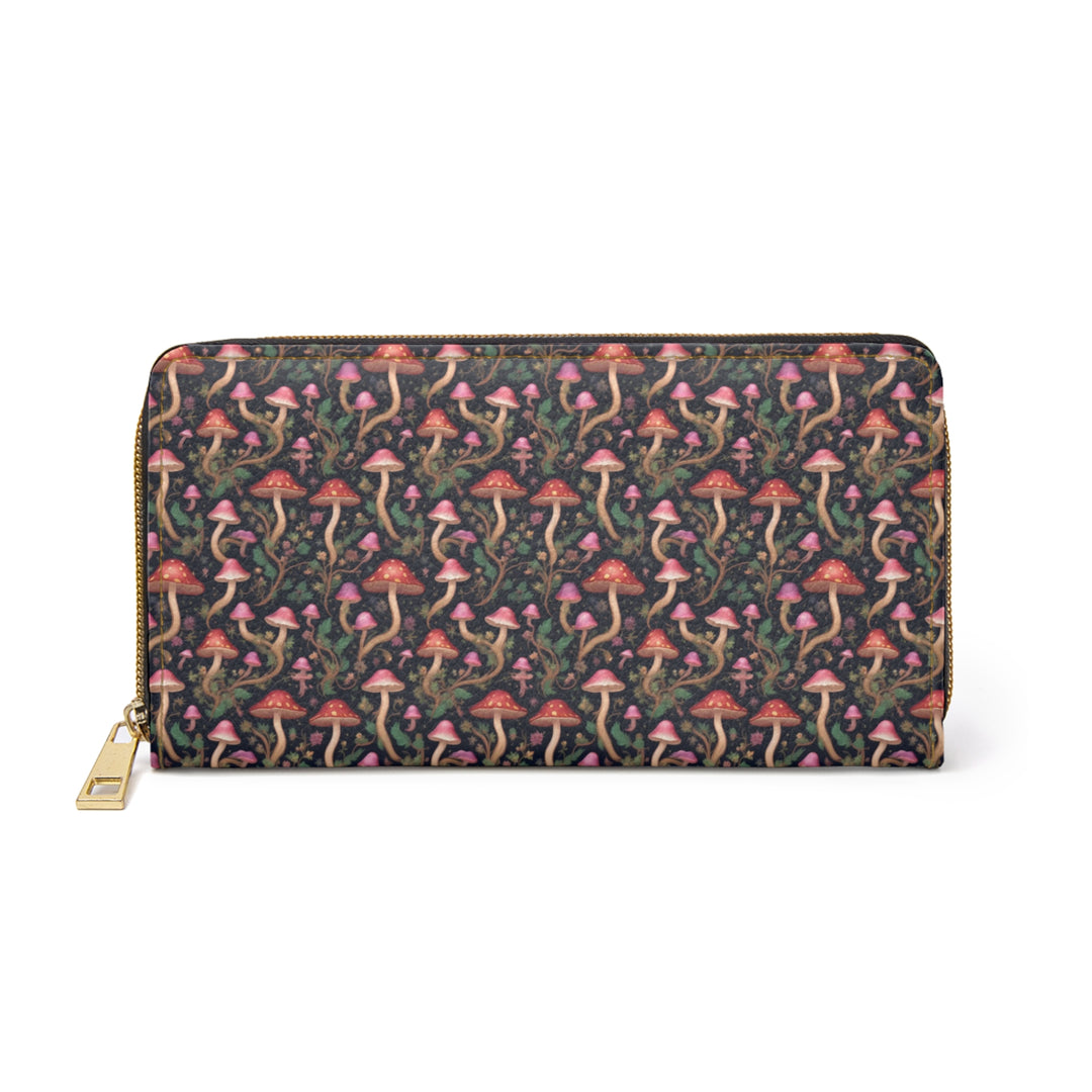 Mushrooms Zipper Wallet