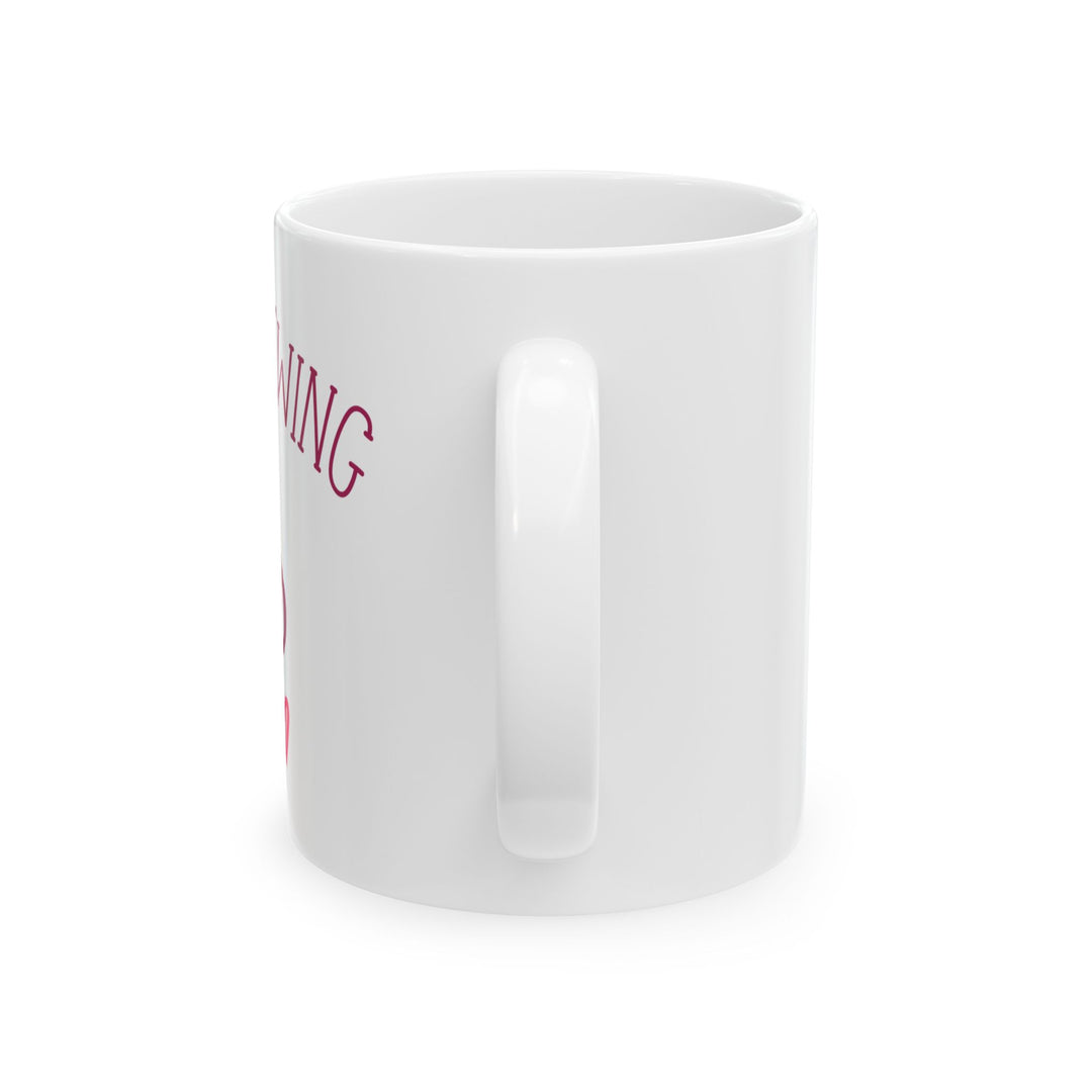 Love Is Brewing Ceramic Mug, (11oz, 15oz)