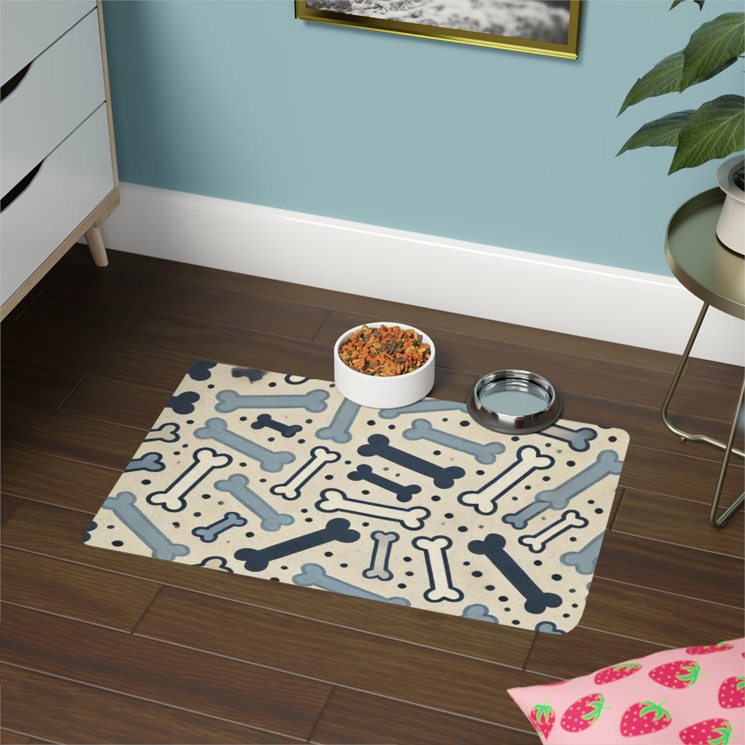 Bones Pet Food Mat (12x18)