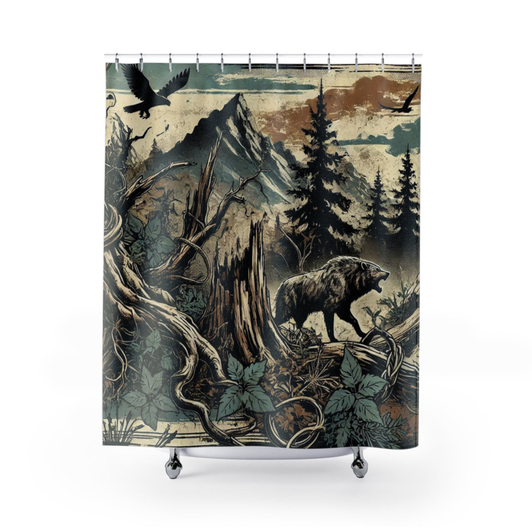 The Hunt Shower Curtain