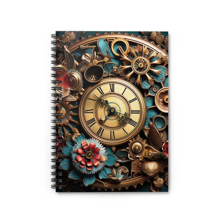 Grand Gears Spiral Notebook - Ruled Line