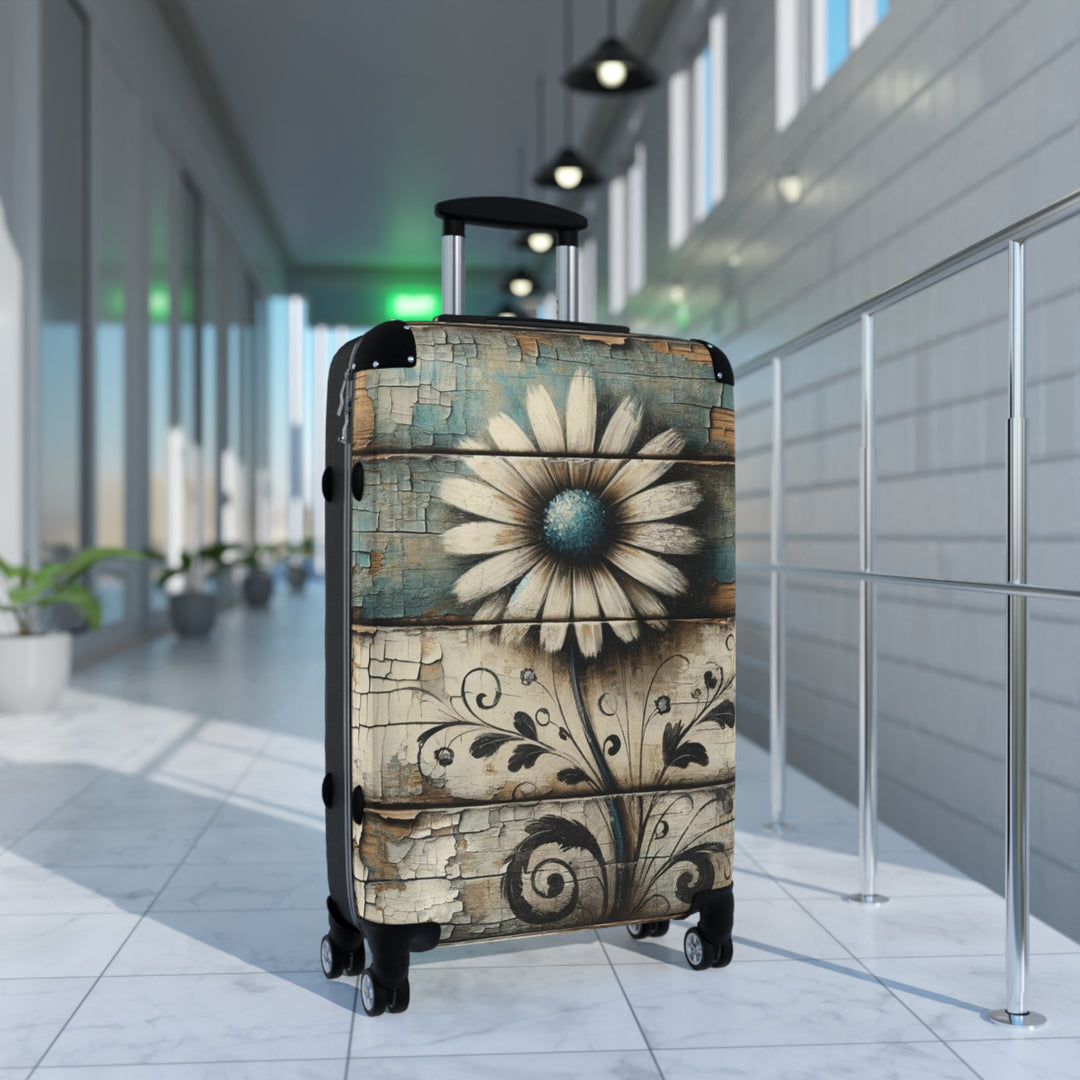 Rustic Daisy Suitcase