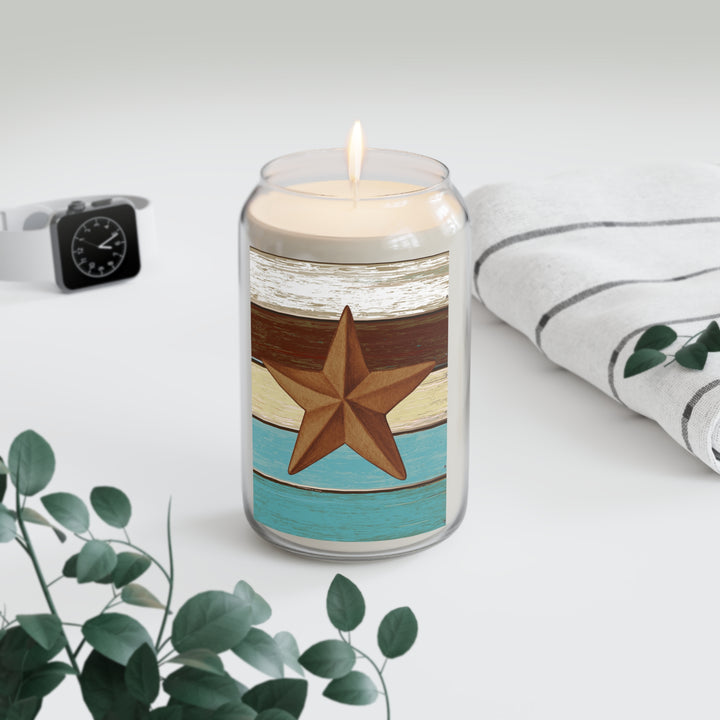 Rustic Star Scented Candle, 13.75oz