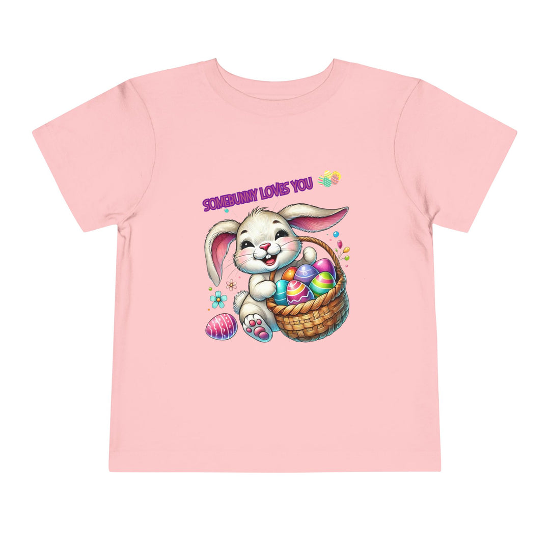 Somebunny Loves You Toddler Short Sleeve Tee