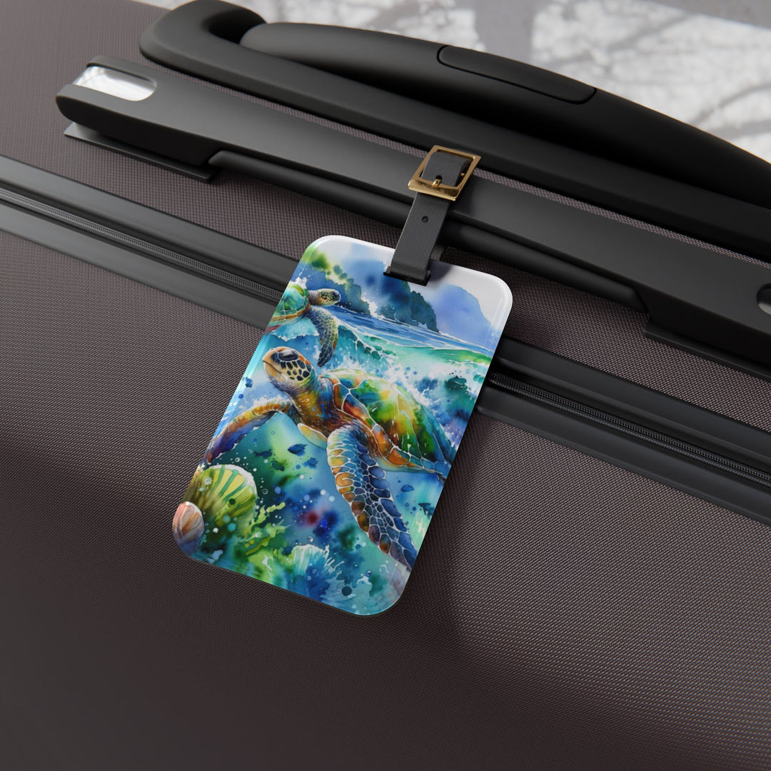 Sea Turtle Luggage Tag