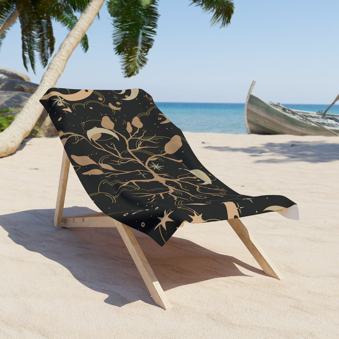 Dark Moon Beach Towel