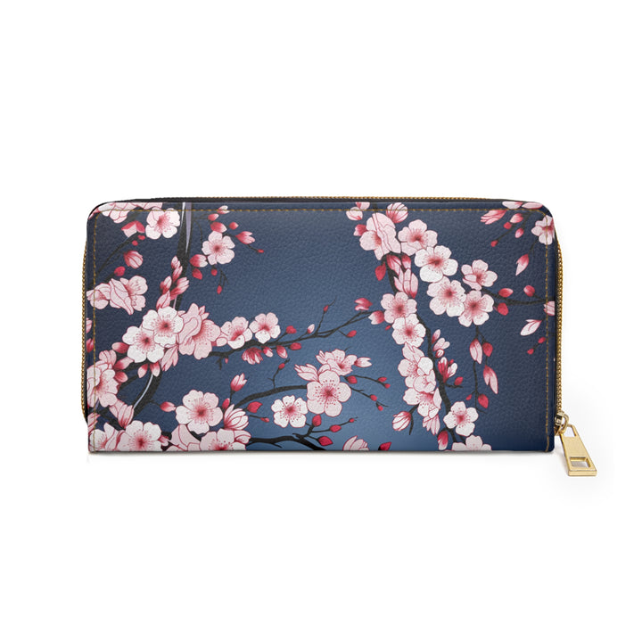 Pink Blossoms Zipper Wallet