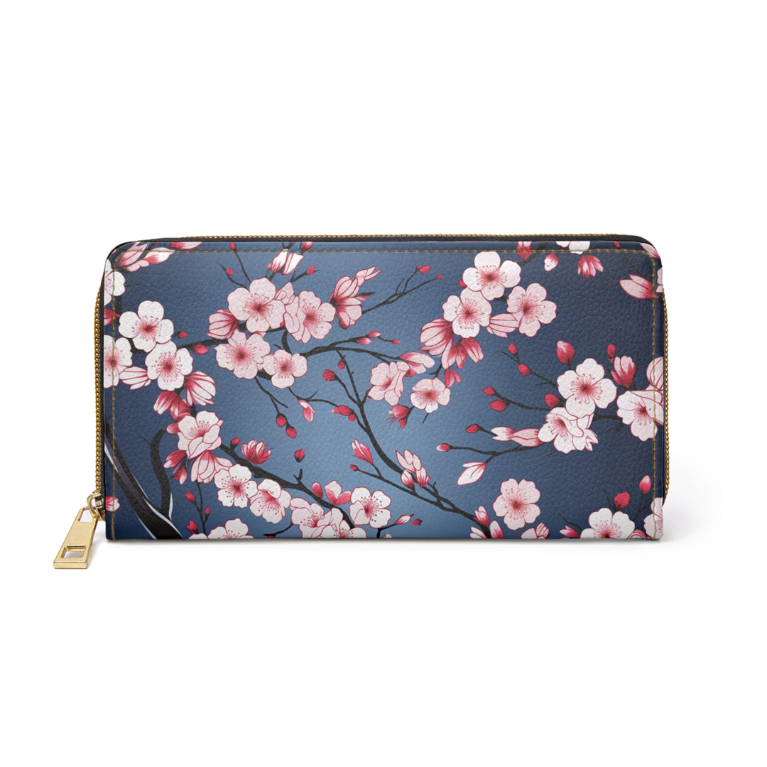 Pink Blossoms Zipper Wallet