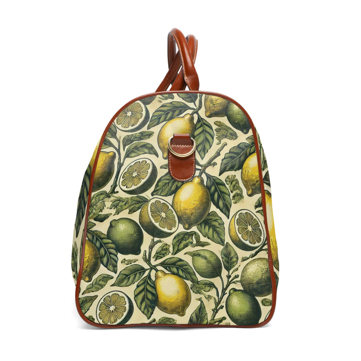 Lemon Lime Waterproof Travel Bag