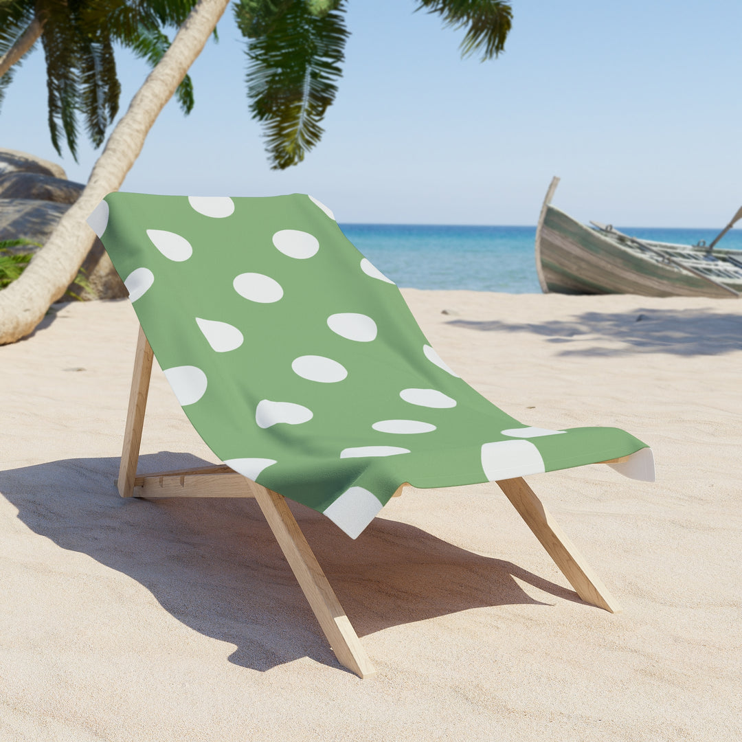 Pretty Polka Dots Beach Towel