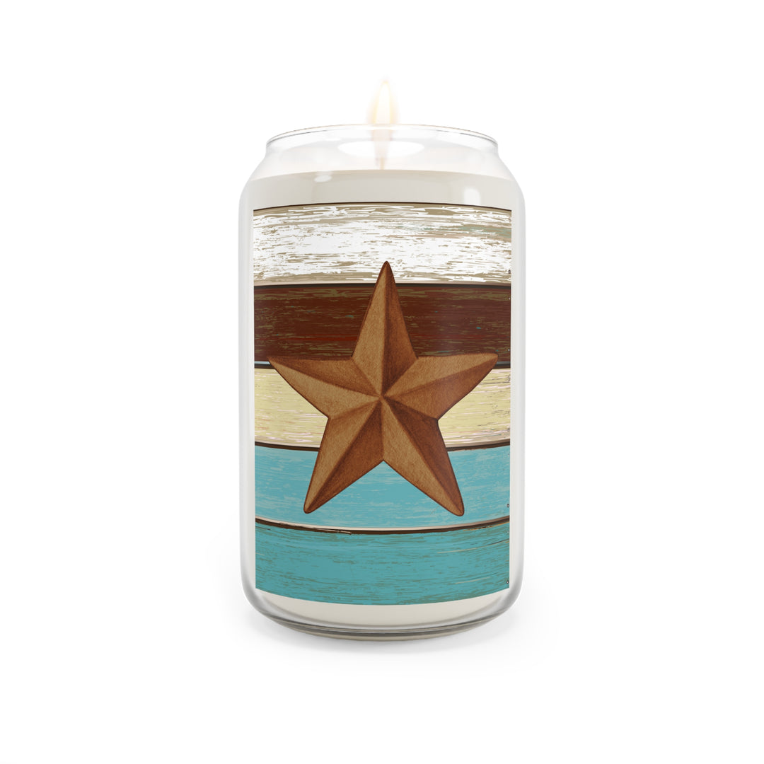 Rustic Star Scented Candle, 13.75oz