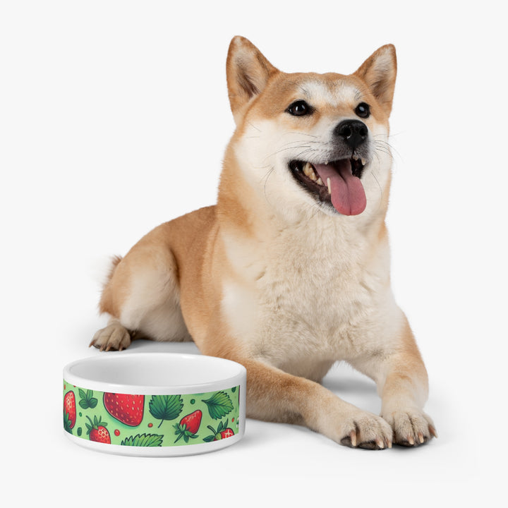 Strawberries Pet Bowl