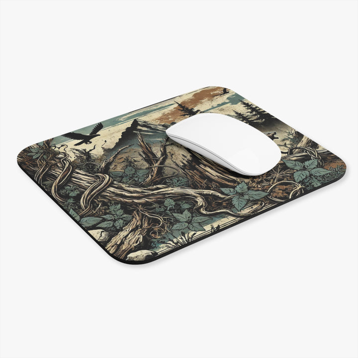 Wild Wolf Mouse Pad (Rectangle)