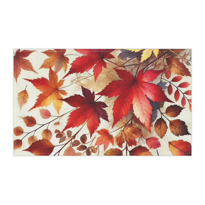 Fall Leaves Tea Towel (cotton, poly)