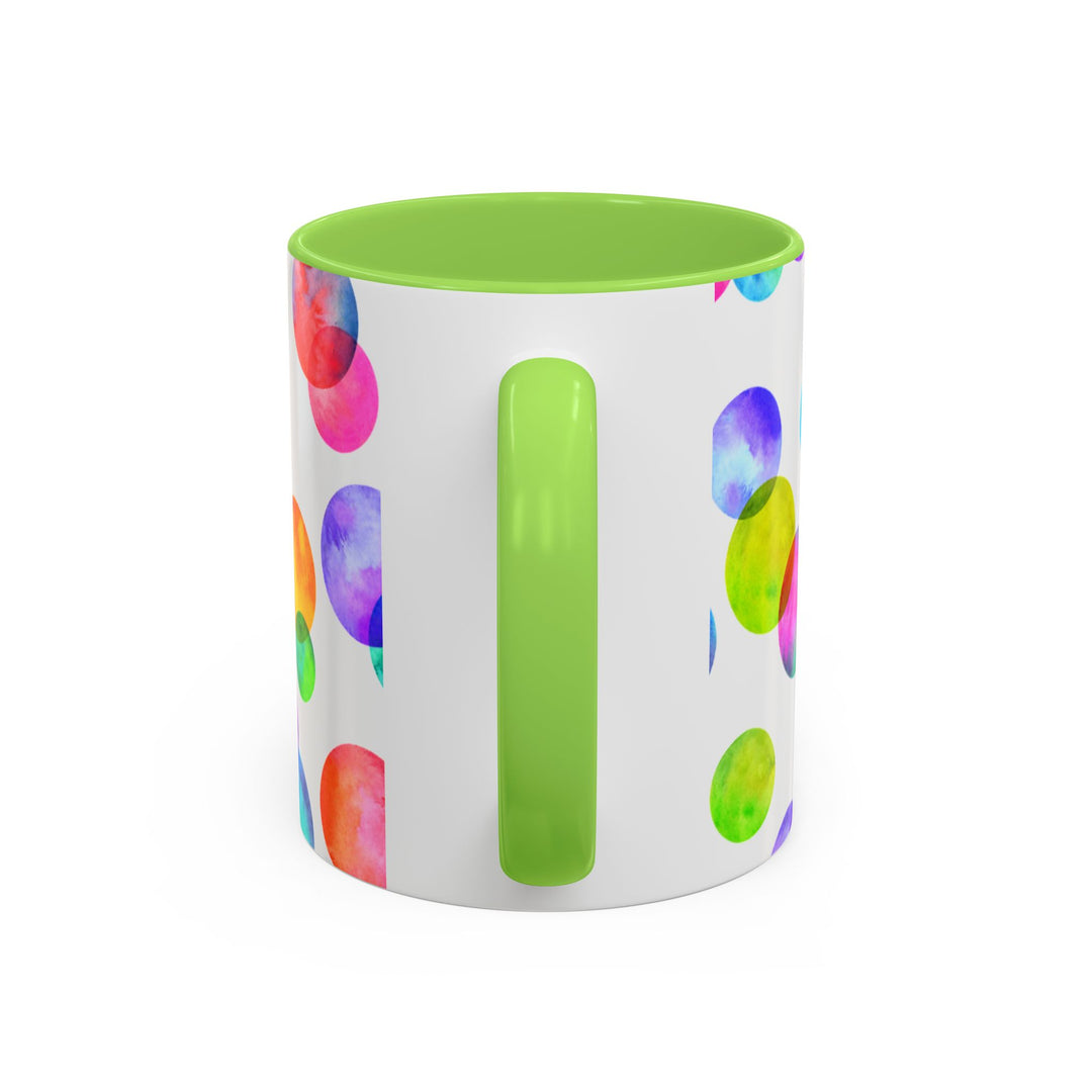 Polka Dot Colorful Mugs, 11oz