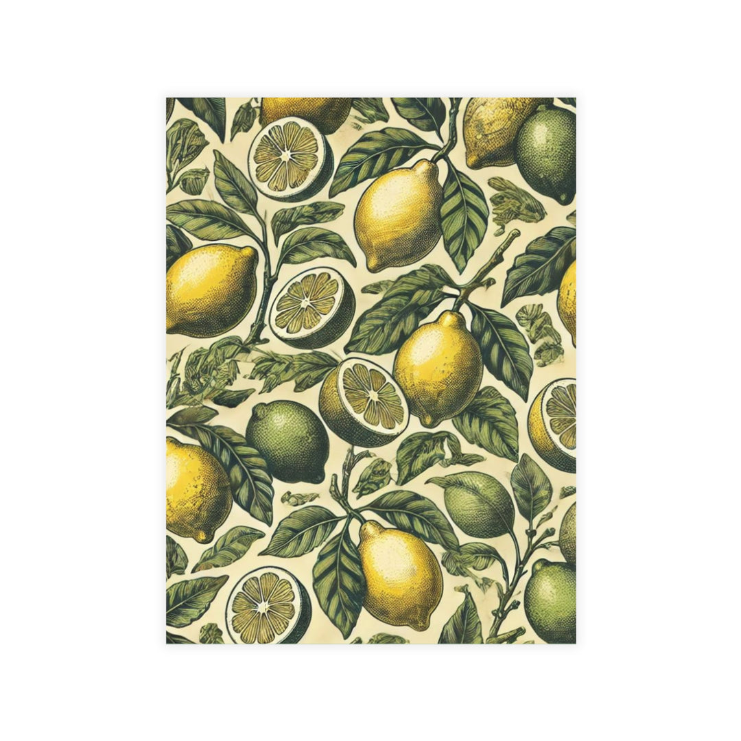 Lemon and Lime Postcard Bundles (envelopes included)