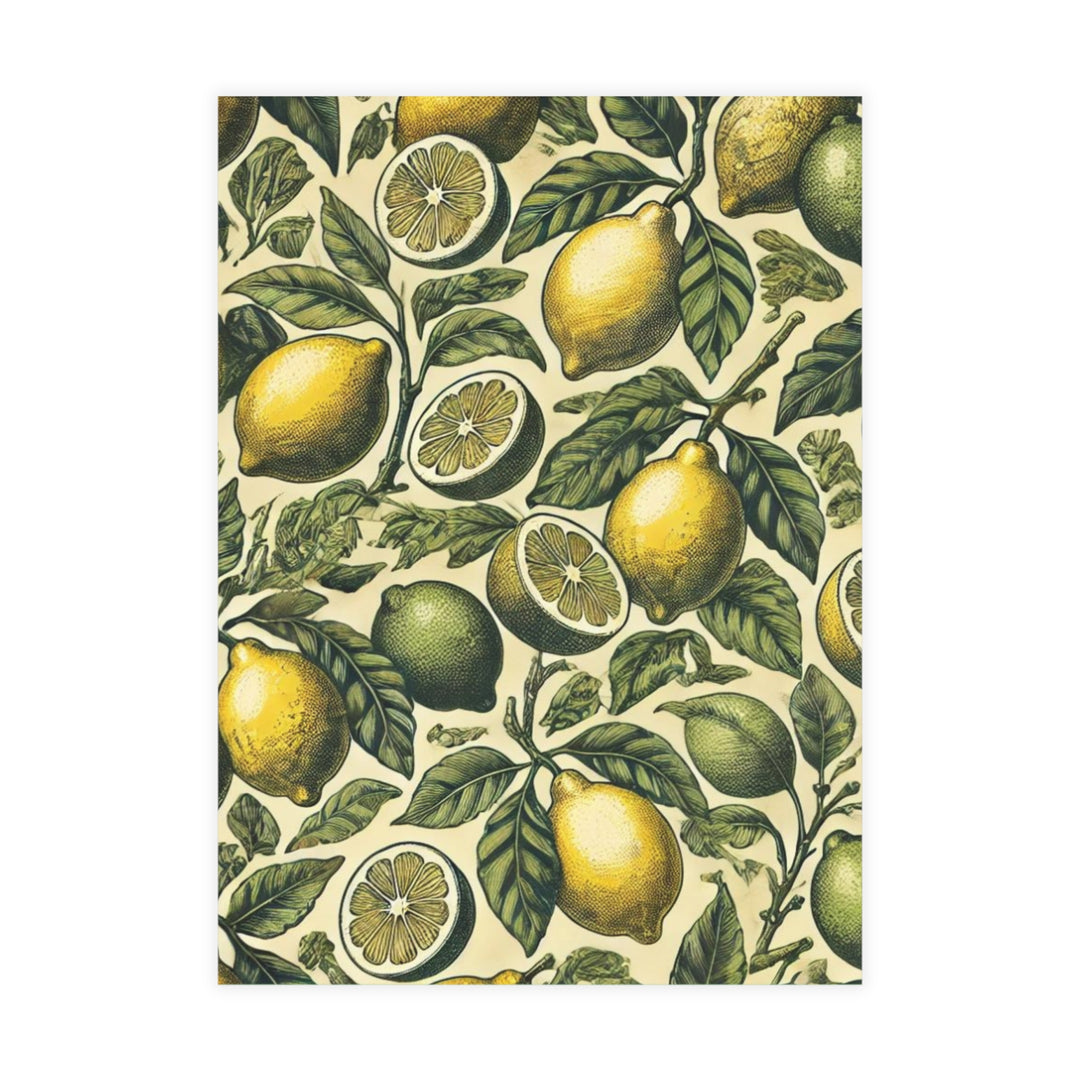 Lemon and Lime Postcard Bundles (envelopes included)