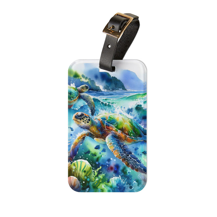 Sea Turtle Luggage Tag