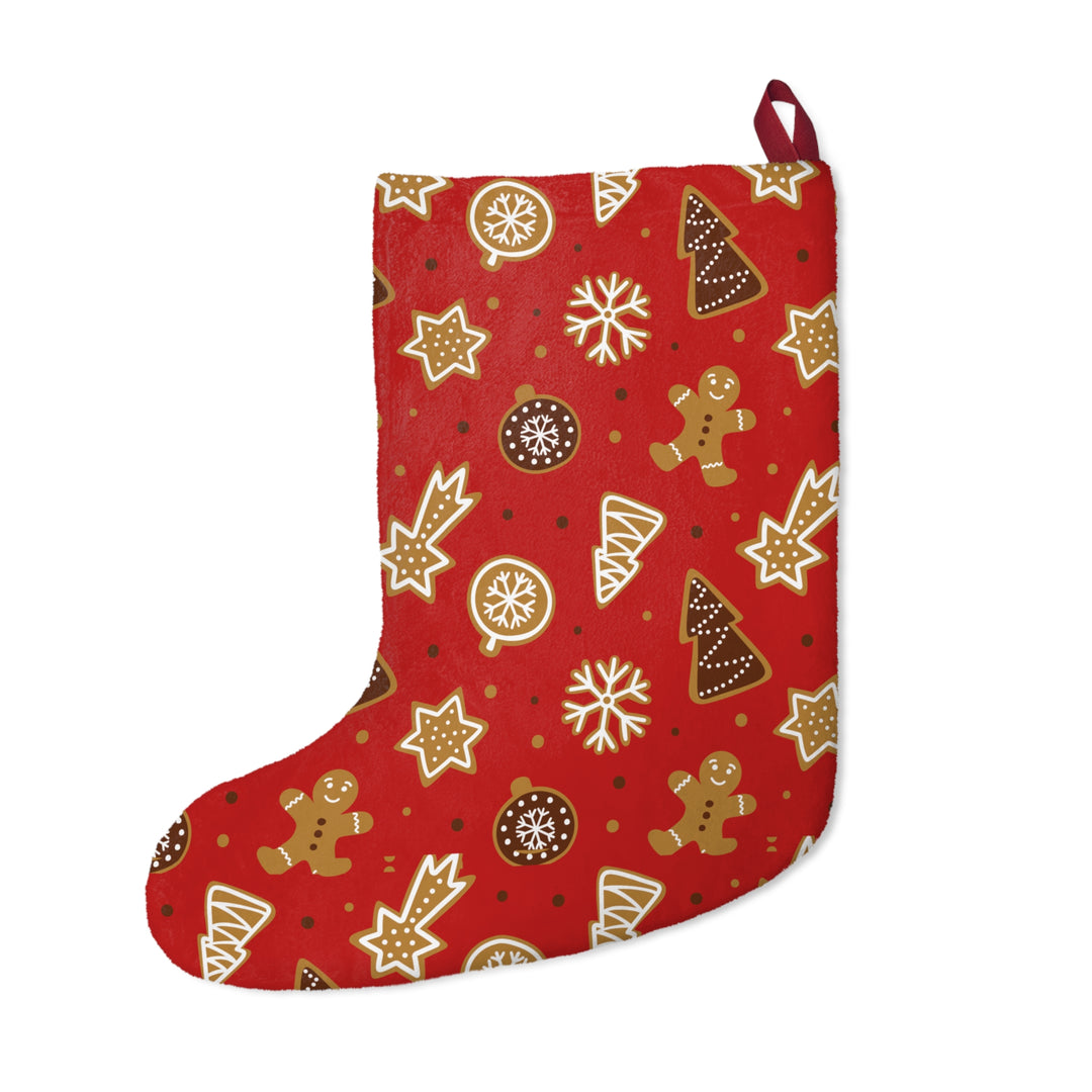 Gingerbread Large Christmas Stocking