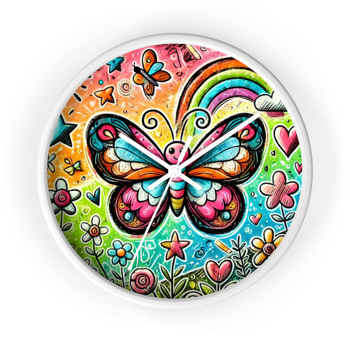 Butterfly Beauty Wall Clock