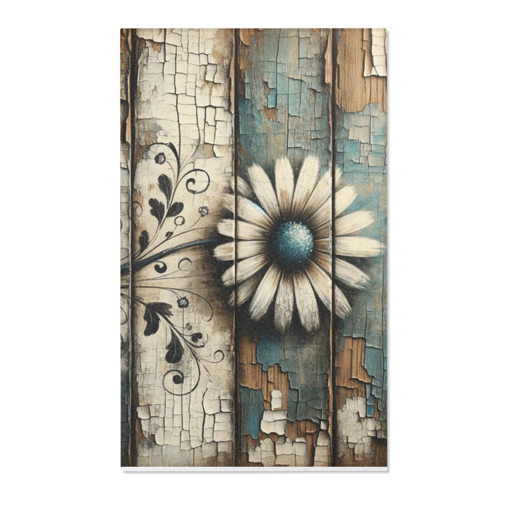 Country Daisy Area Rugs