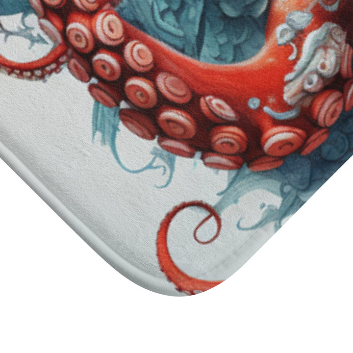 Wild Fierce Octopus Bath Mat