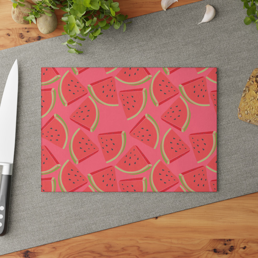 Watermelon Glass Cutting Board