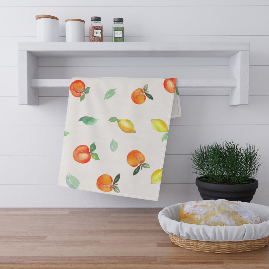 Peachy Day Kitchen Towel