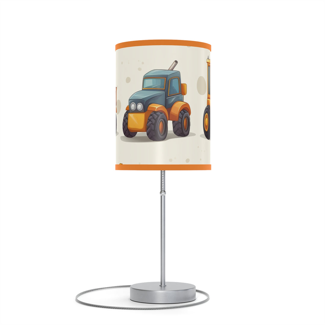 Construction Vehicle Lamp on a Stand