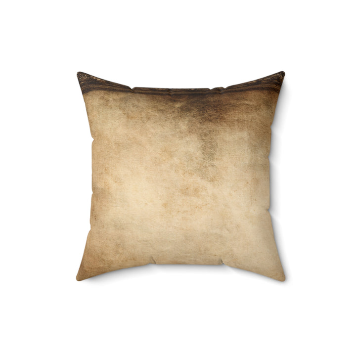 King and Queen of Hearts Faux Suede Square Pillow